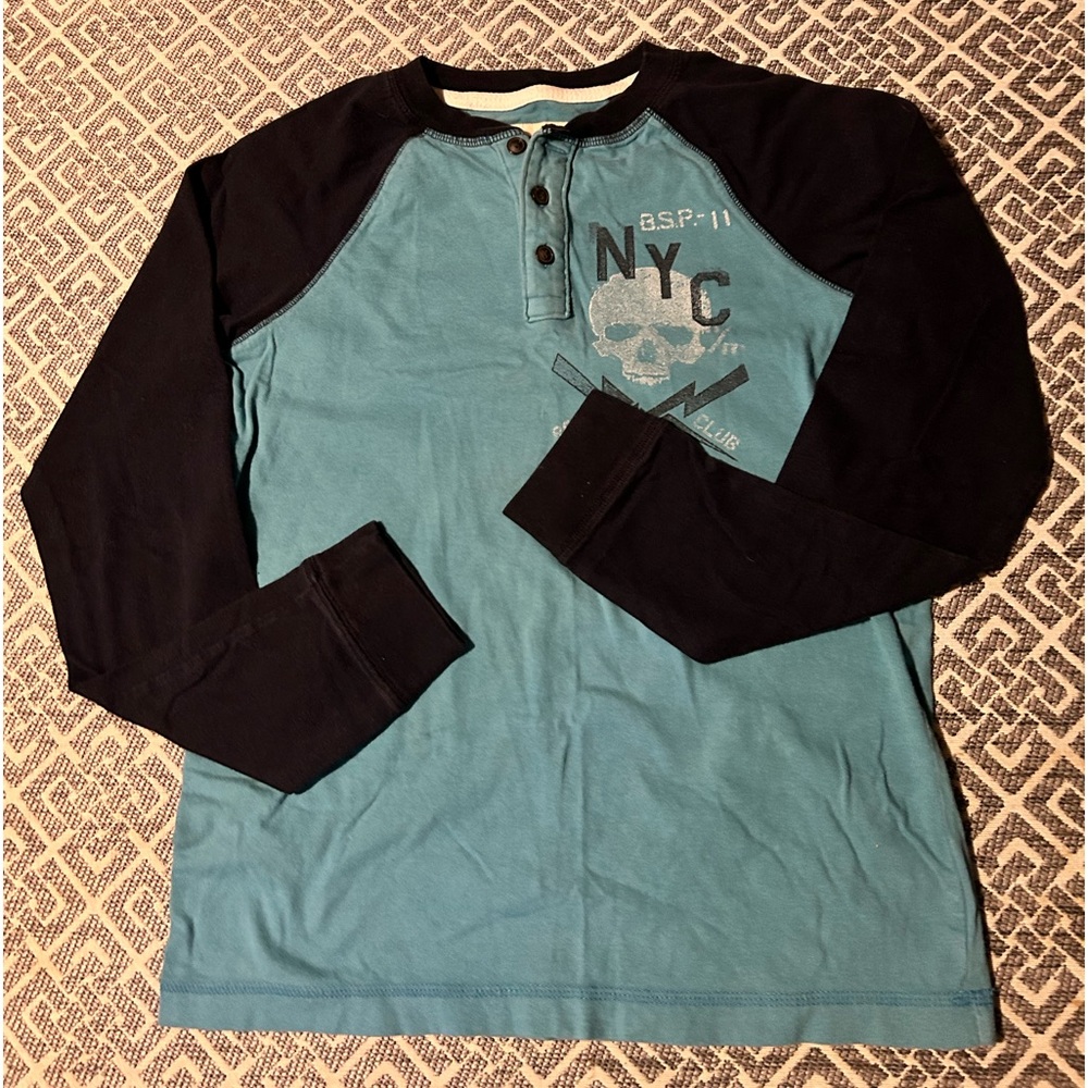 Kids XL blue Urban Pipeline long sleeve t-shirt - Picture 1 of 3